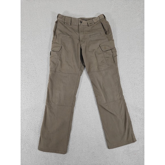 5.11 Tactical Pants Mens 30x32 Green Ripstop Cargo Utility Work Outdoor Hiking - Picture 1 of 16
